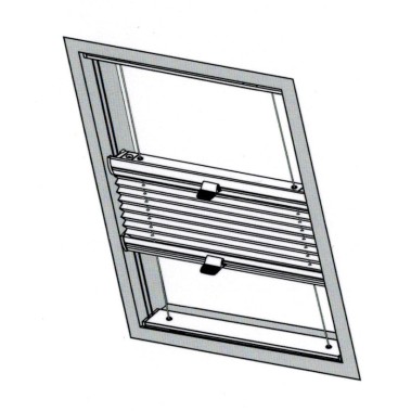 Dachfenster-Plissee Onda 6546