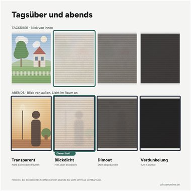 Thermo-Plissee Lunavero in Creme Thermo-Plissee Lunavero in Creme